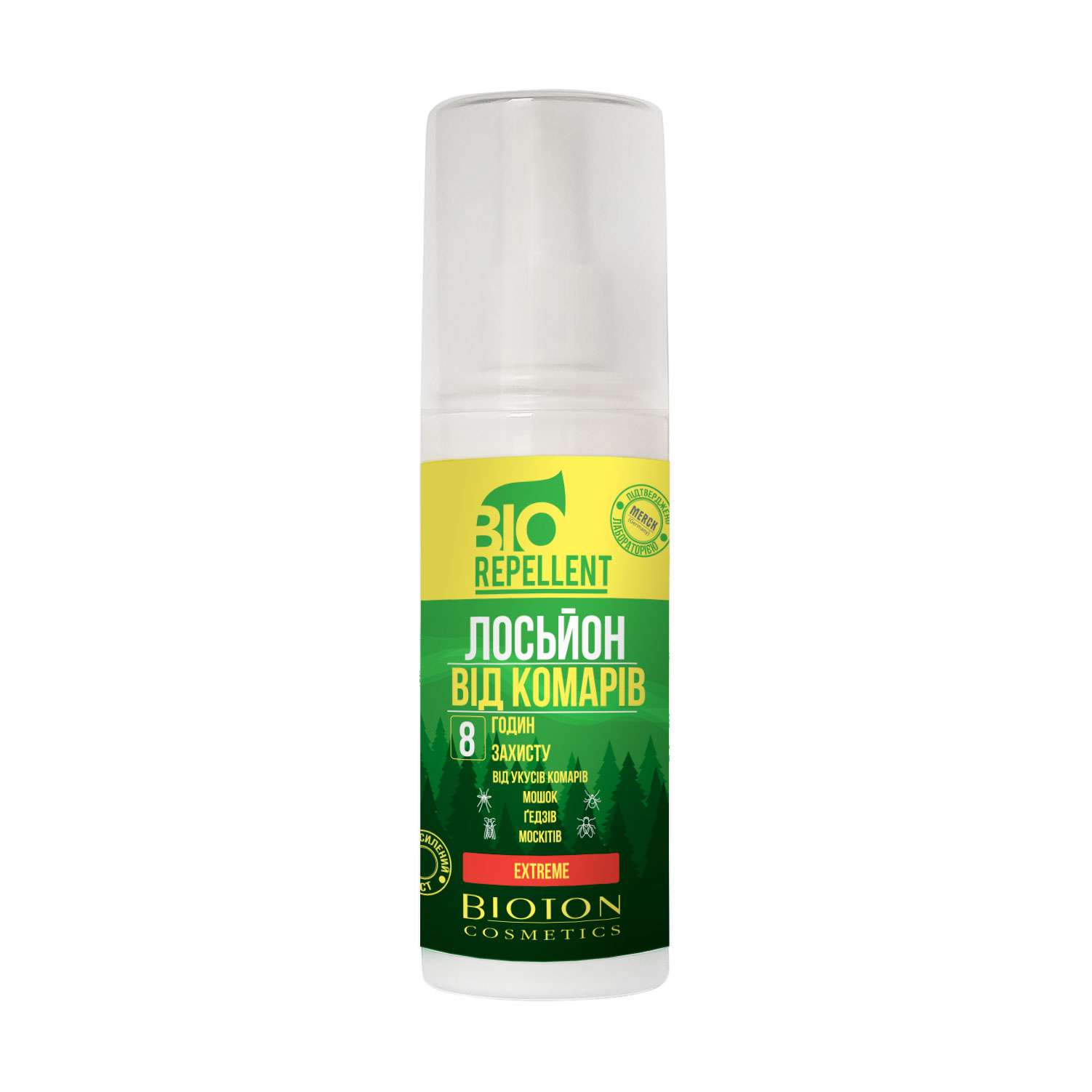 Лосьйон-спрей від комарів Bioton Cosmetics BioRepellent Extreme 8 годин захисту, 100 мл